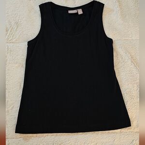 Chico's Womens Black Tank Top. Size 0/Small